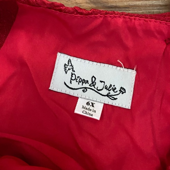 NWT Pippa & Julie Red Formal Dress - Picture 3 of 8